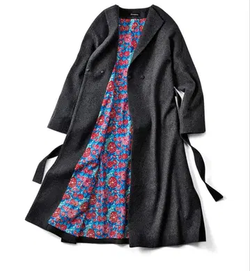 펠리시모 시럽 핀레이슨 안감이 아름다운 가볍게 걸칠 수 있는 가운 코트