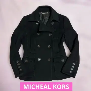 MICHEAL KORS 블랙 울 자켓 피코트 여성용