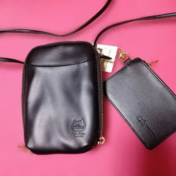 블랙 숄더백 카드 케이스 포함