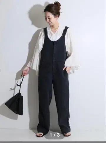 Spick &span [ 5 1/2 ] LEAN-LINE 오버롤 38