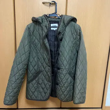 BEAMS HEART 퀼팅 자켓 M 사이즈 올리브