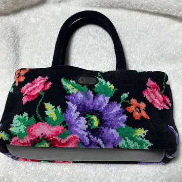 꽃무늬 핸드백