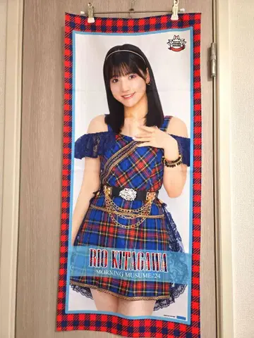 모닝구무스메. 키타가와 리오 극세사 타월 MFT