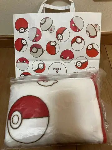 미스터도넛 포켓몬 타마게타케 담요 종이 봉투 포함