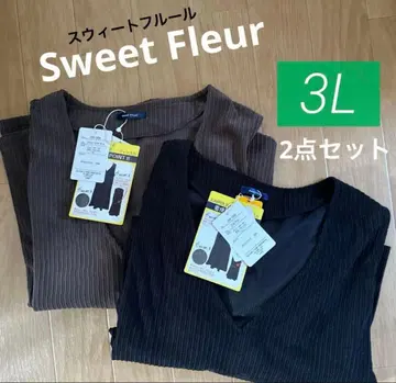 새상품 3L 코듀로이 점프 스커트 여성용 빅 사이즈 플러스 사이즈