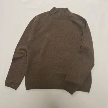 캐시미어 100% 모크넥 니트