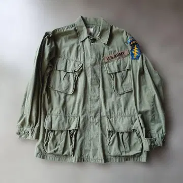 정글 퍼티그 셔츠 68년식 4th S 립스탑