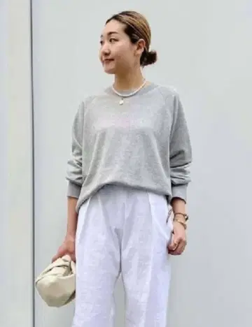 미사용 새상품 SEA ISLAND COTTON 맨투맨