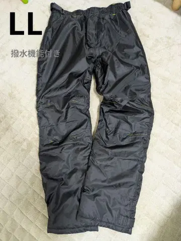 발수 기능 첨부 낚시용 바지 블랙 LL 사이즈 방한복