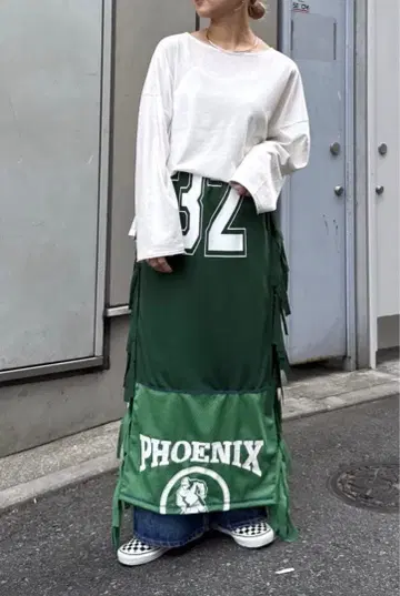 [새상품] 차오패닉 티피 에신타 리메이크 프린지 롱 스커트