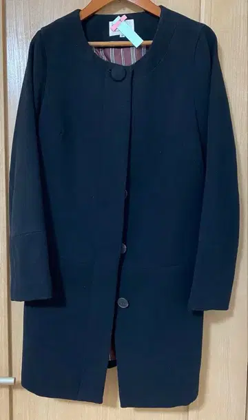 ADAM ET ROPE 노카라 롱 코트