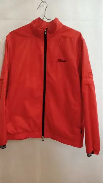 Titleist 빨간색 풀 지퍼 자켓