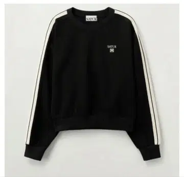 SATUR 블랙 스트라이프 트레이닝복 24일 이후 발송