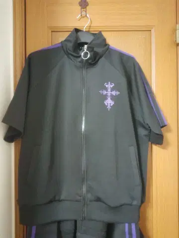 택 포함 새상품 REFLEM 블랙 집업 저지 프리 사이즈