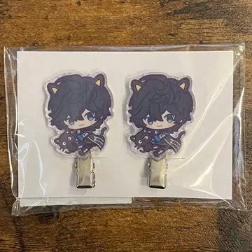 니지산지 산리오 헤어 클립 악시아 크로네