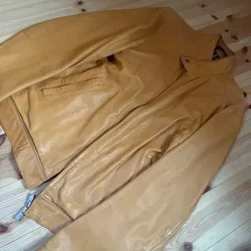 TOMORROWLAND 가죽 자켓 카멜