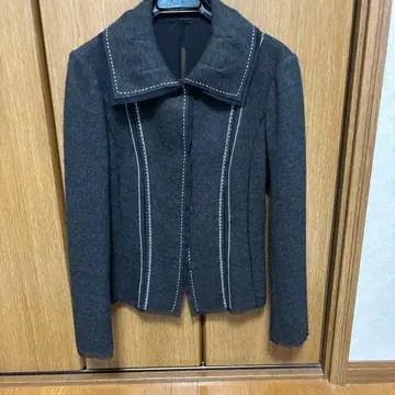 압축 카라 부착 자켓