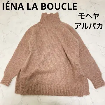 이에나 라부르클 모헤어 x 알파카 혼방 터틀넥 니트 클리닝 완료