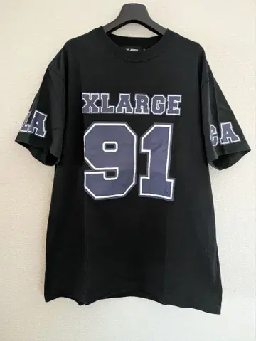 XLARGE 블랙 T셔츠 91 엑스라지 블랙 M 사이즈