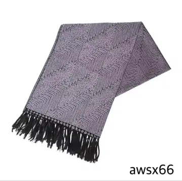 awsx66 새상품 무월 숄 일본제 MUGETU 퍼플