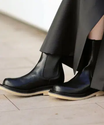 블랙 사이드 고어 부츠