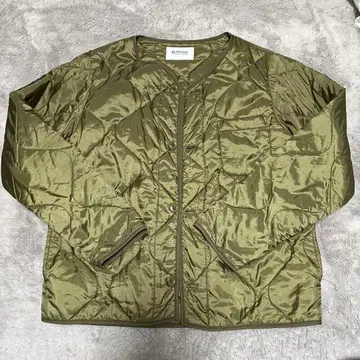 BEAMS BOY 퀼팅 자켓 올리브