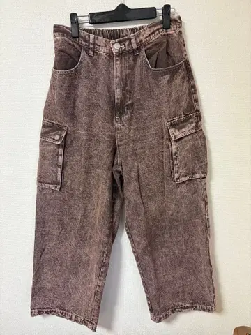 VISION STREET WEAR 카고 팬츠 브라운