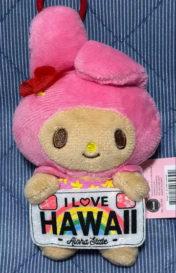 [ 미사용 새상품 ] 하와이 한정판 산리오 마이멜로디 키링 일광화상