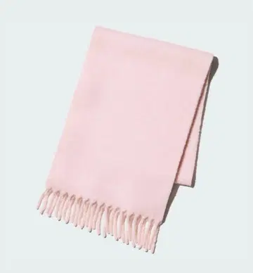 UNIQLO 유니클로 수플레얀 청키 스톨 핑크