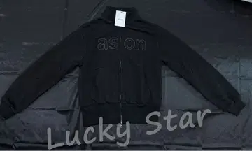 as'on 블랙 집업 후드티 새상품