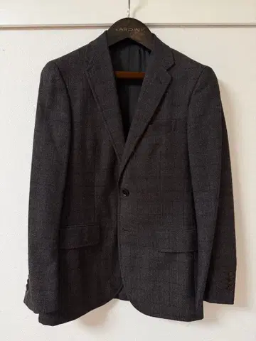 그린 라벨 릴랙싱 울 체크 무늬 2B 자켓&베스트 42