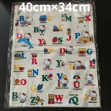 [ 익명 배송 ] 헬로키티 코튼 L 알파벳 복조리 일본제 헤이세이 레트로