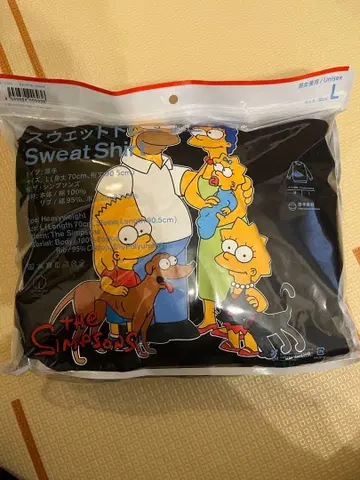더 심슨즈 훼미리마트 맨투맨 트레이닝복