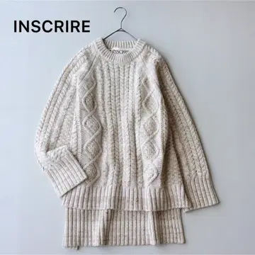 5402 [컨디션 최상] 안클리어 케이블 니트 크루넥 21AW