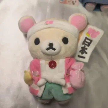 코리락쿠마 복숭아 동자 일본 옛날 이야기 봉제 인형