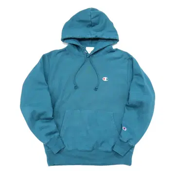 챔피온 리버스 위브 후드티 맨투맨 파랑 단색 택 복각 M