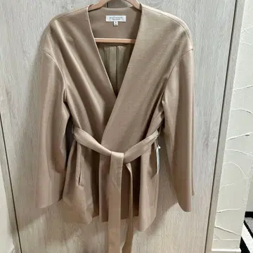 베이지 노카라 자켓 M 사이즈