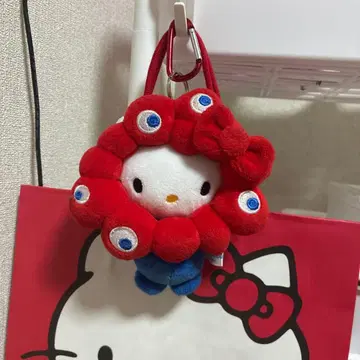 오사카 간사이 만박 산리오 변신 봉제 인형 헬로키티