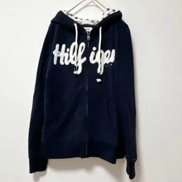 타미힐피거 후드 맨투맨 XS 입체 로고 별 패턴 겉옷