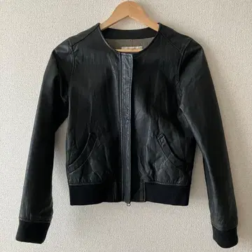 그린 라벨 릴랙싱 가죽 자켓 돈피 40