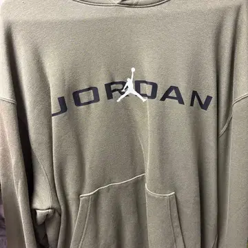 조던 올리브 그린 후드티