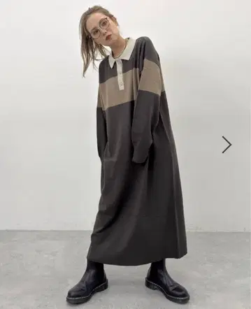 니코앤드 [MODE NORM CORE] 라거 맥시 니트 원피스 L