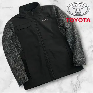 컨디션 최상 TOYOTA 소매 절개 워크 자켓 사이즈 MD/L 상당 블랙