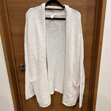 윔 가젯 토퍼 가디건 긴팔 포켓 부착