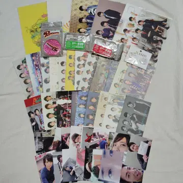 아라시 뉴스레터 파일 회장 한정 캔 배지 굿즈 모음