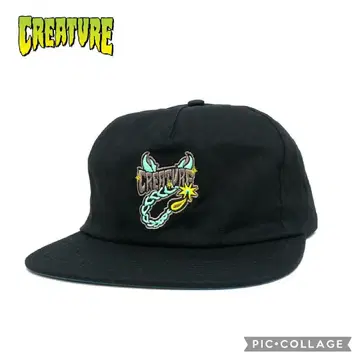 새상품급 creature 캡 블랙