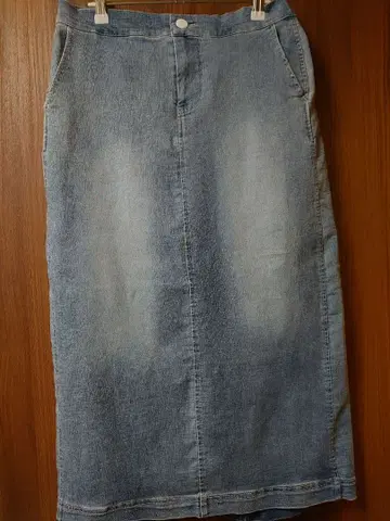 쿠리하라 하루미 데님 타이트 스커트 L 사이즈