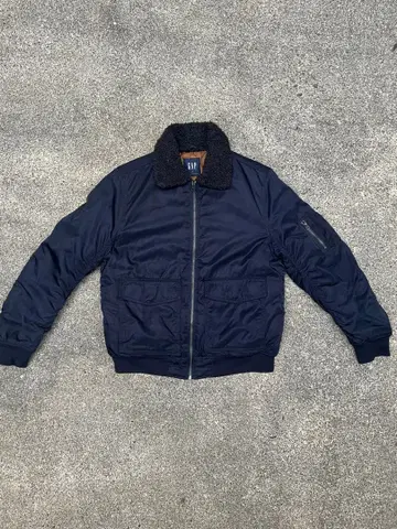 갭 B15 옷깃 보아 봄버 자켓 밀리터리 플라이트