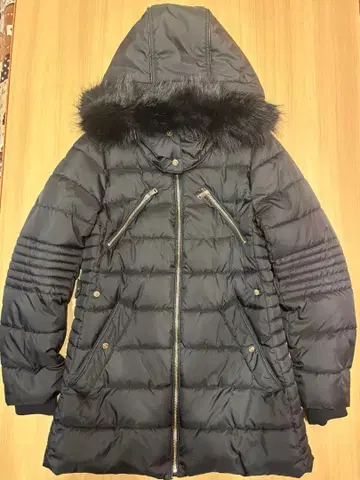 ZARA trf 자라 퍼 달린 다운 코트