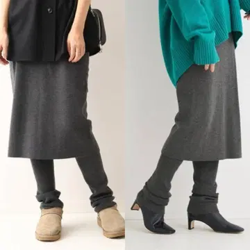 FRAMeWORK 레깅스 포함 스커트 38 그레이 프레임워크
